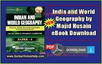 Geography of India By Majid Husain Book